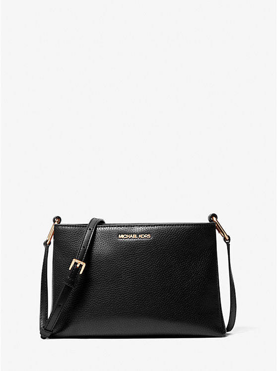 MIchael Kors Trisha Medium Pebbled Leather Crossbody Bag