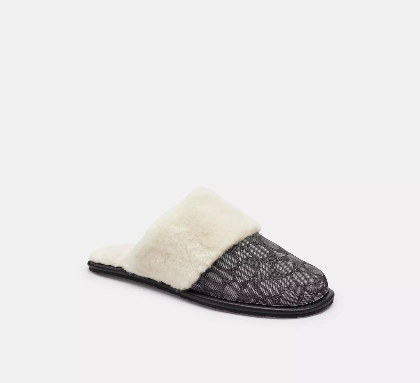 Coach Zena Slipper In Signature Jacquard