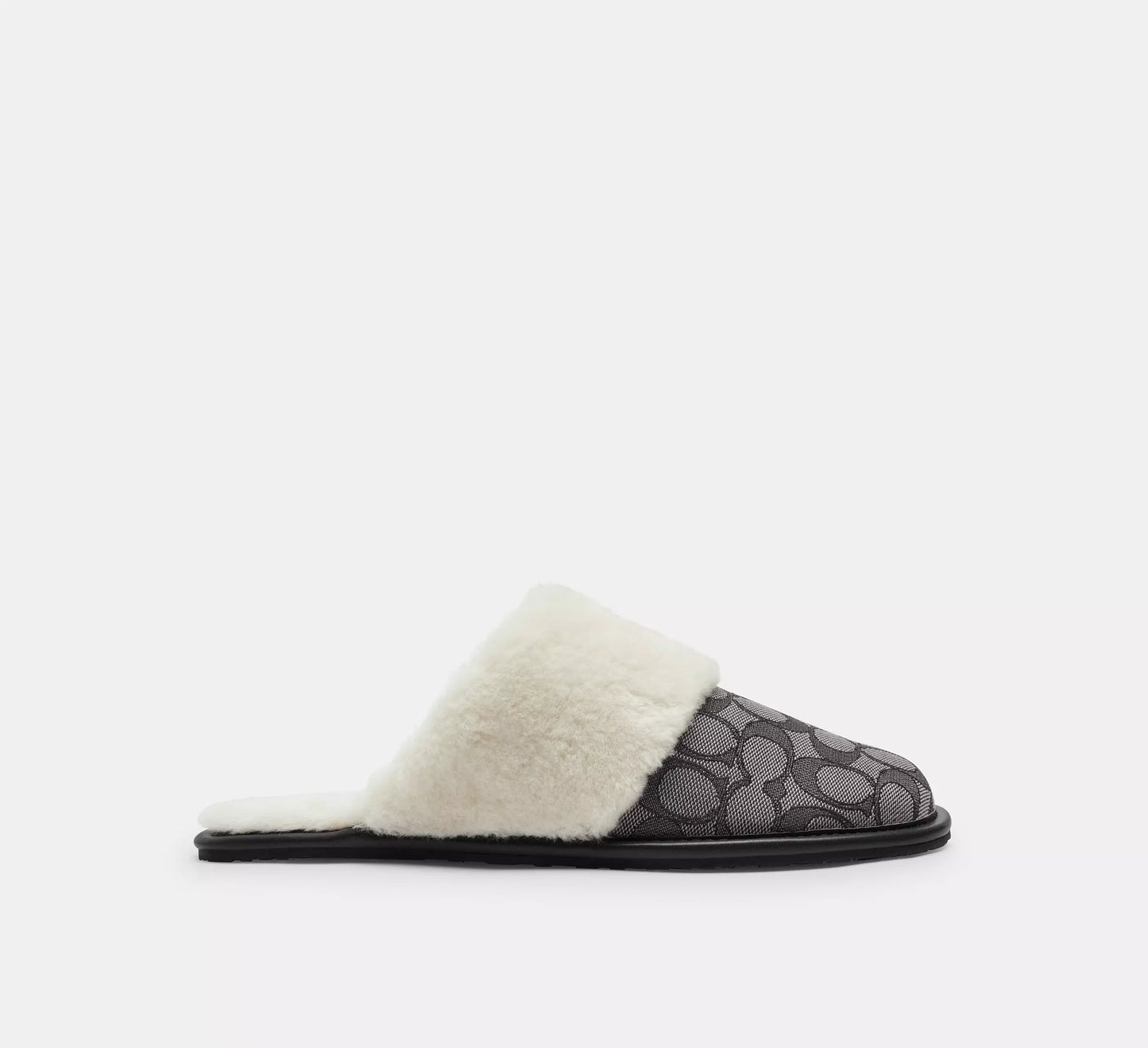 Coach Zena Slipper In Signature Jacquard